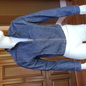 Denim Jacket Size S Blue